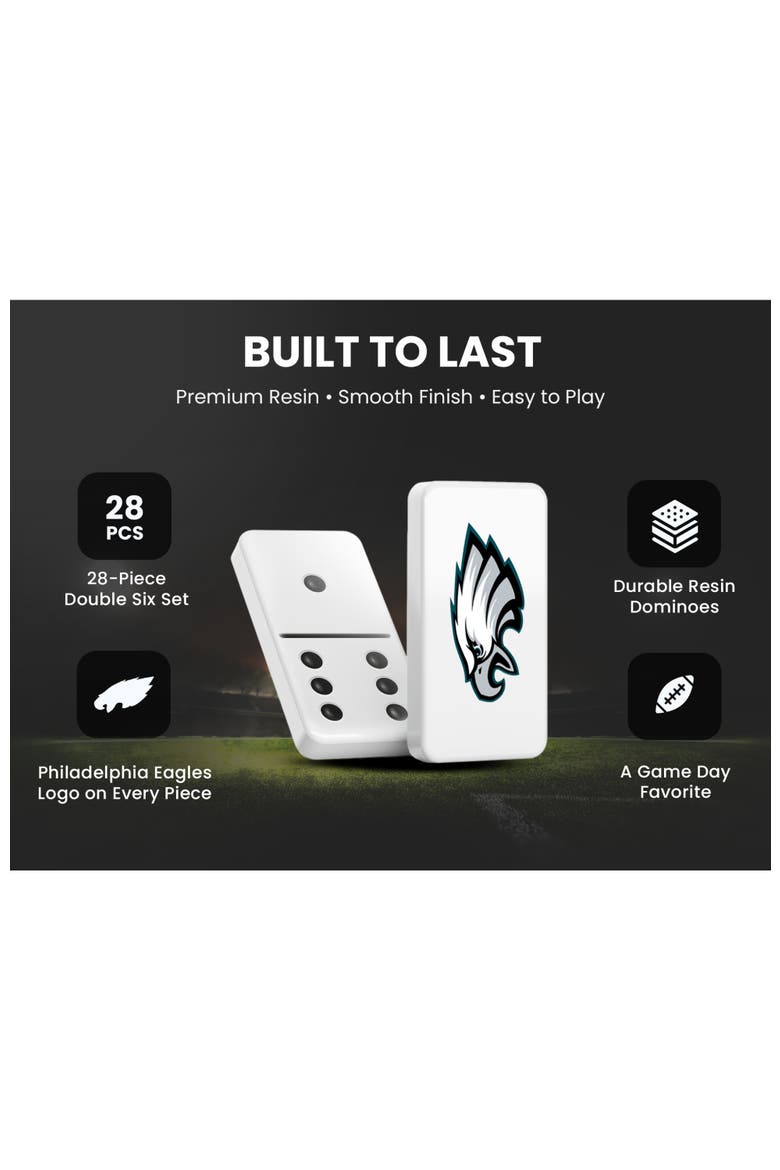 Philadelphia Eagles Dominoes, Alternate, color, Multicolor