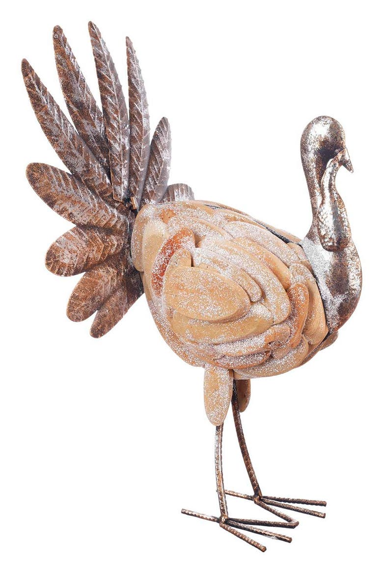 Hand Painted Thanksgiving Turkey, Main, color, NATURAL