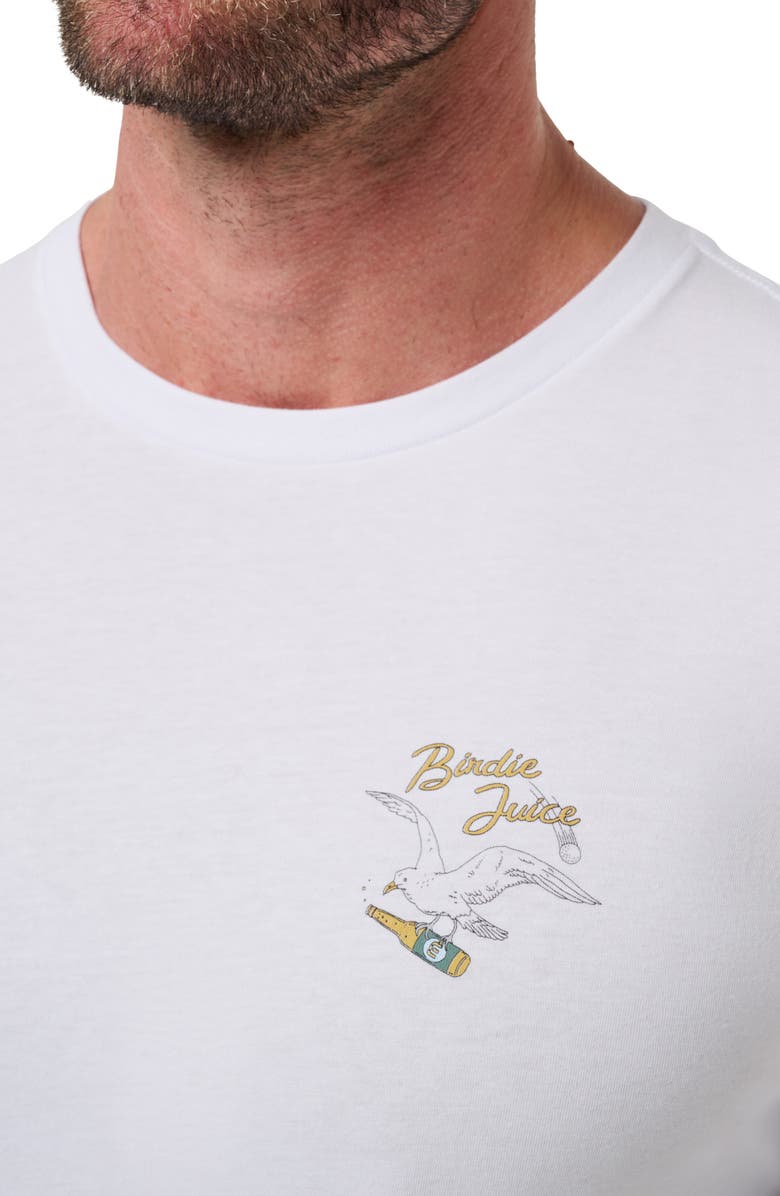 TravisMathew Drink Ticket Graphic T-Shirt, Alternate, color, White