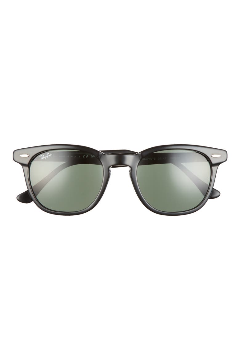 Hawkeye 52mm Sunglasses, Main, color, BLACK / GREEN