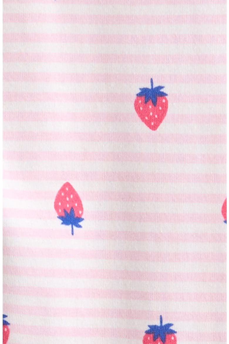 Kids' Core Leggings, Alternate, color, PINK BALM STRAWBERRY STRIPE