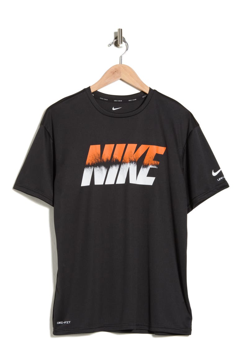 Hydroguard Swim T-Shirt, Alternate, color, BLACK