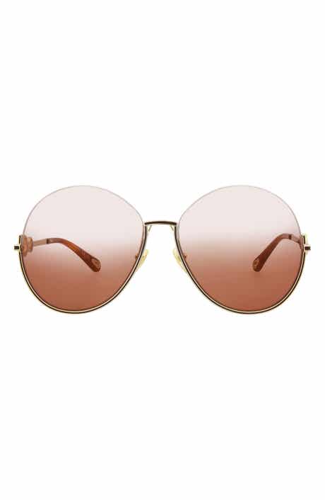 Chloé Novelty 61mm Round Sunglasses