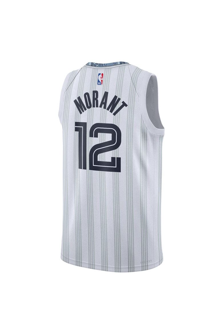 Unisex Nike Ja Morant White Memphis Grizzlies 2025/26 Swingman Jersey - City Edition, Alternate, color, White
