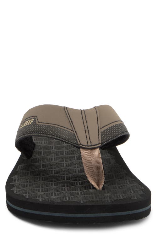 Reef The Ripper Flip Flop In Black/tan