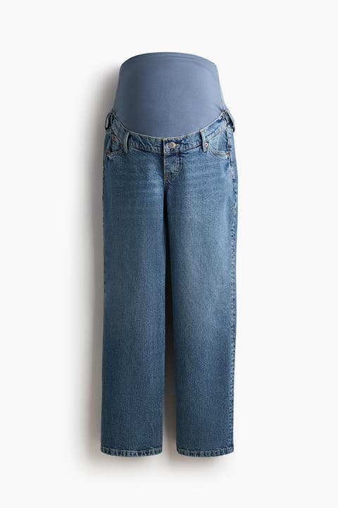 Mama Straight Ankle Jeans