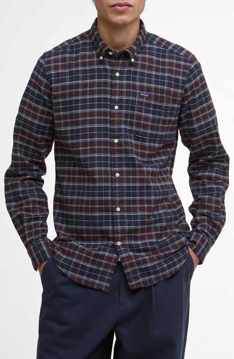 Haddington Tailored Fit Tartan Plaid Cotton Shirt