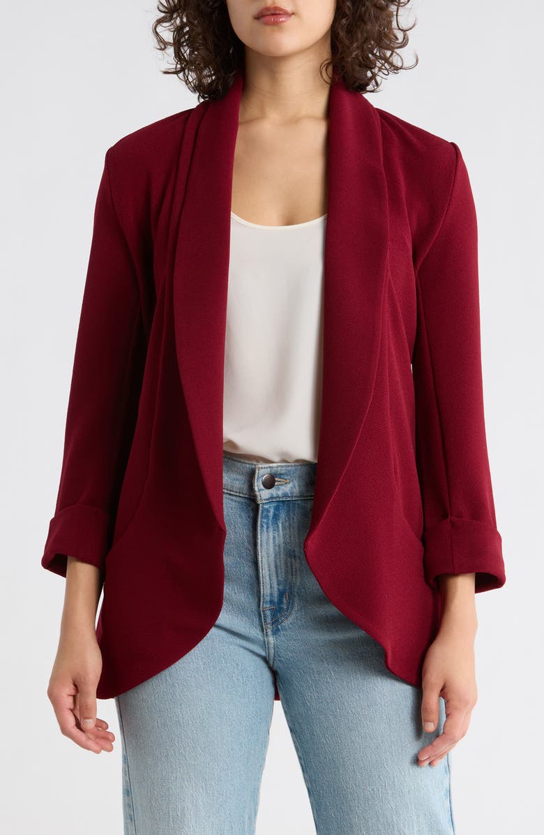 Tart Melanie Shawl Collar Blazer, Main, color, Rhododendron