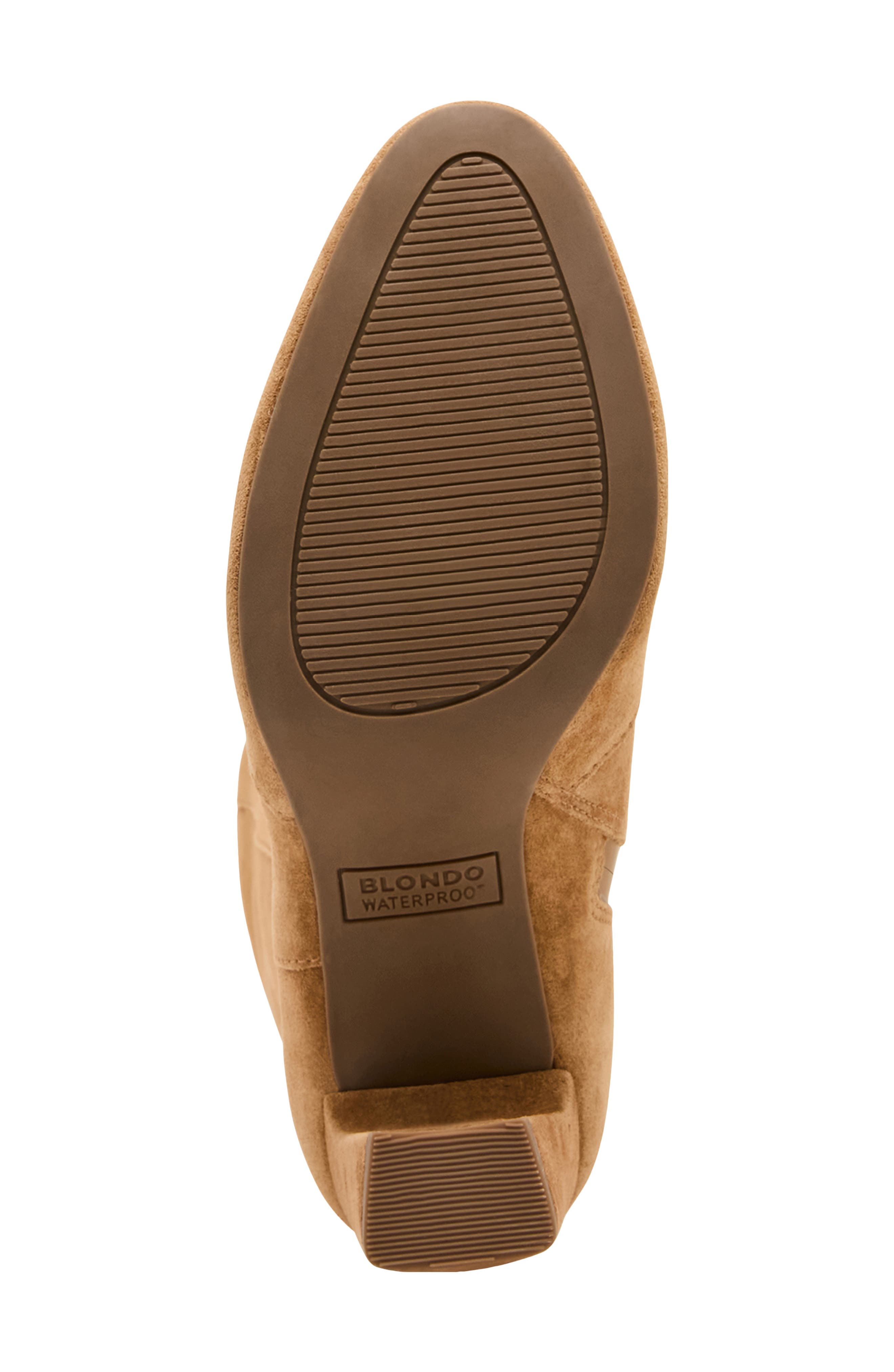 Mindy Knee High Leather Boot, Alternate, color, CAMEL SUEDE