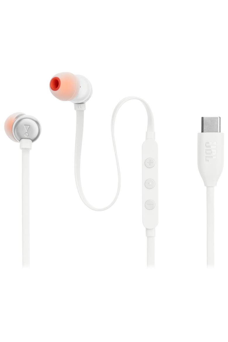 Tune 310C Wired USB-C Hi-Res In-Ear Headphones, Alternate, color, White