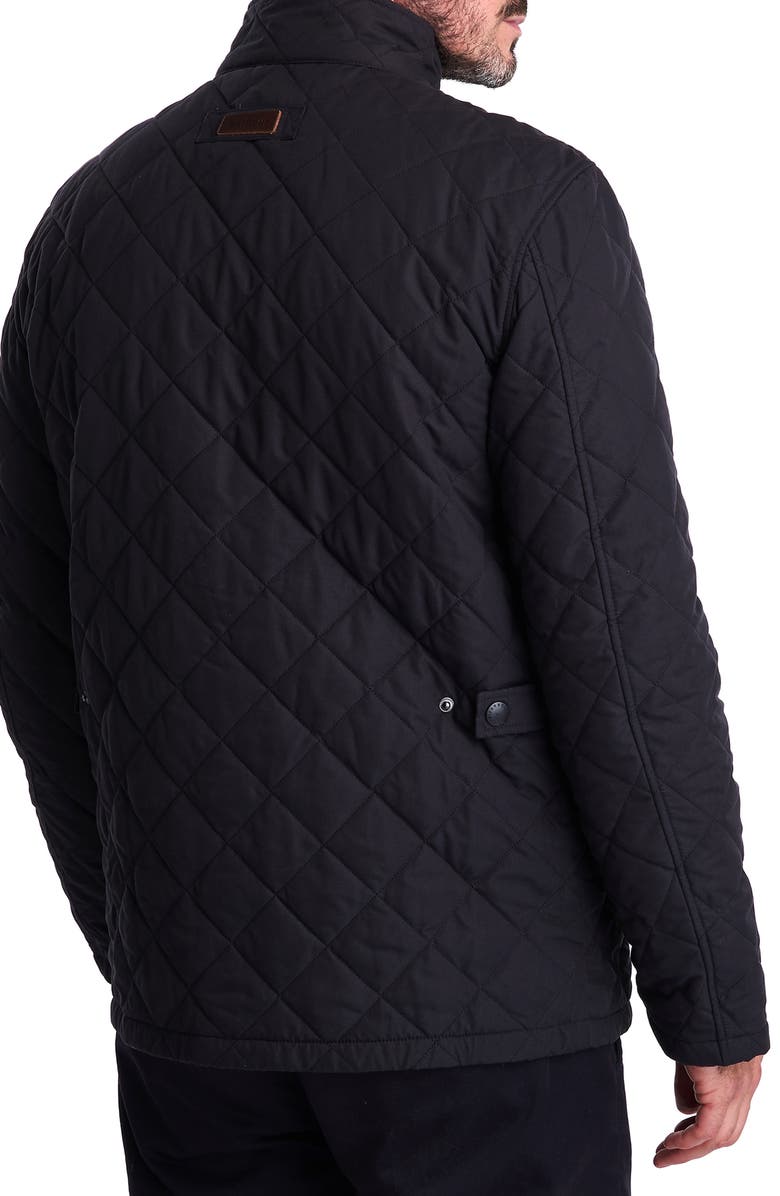 Barbour Shoveler Quilted Jacket, Alternate, color, Navy