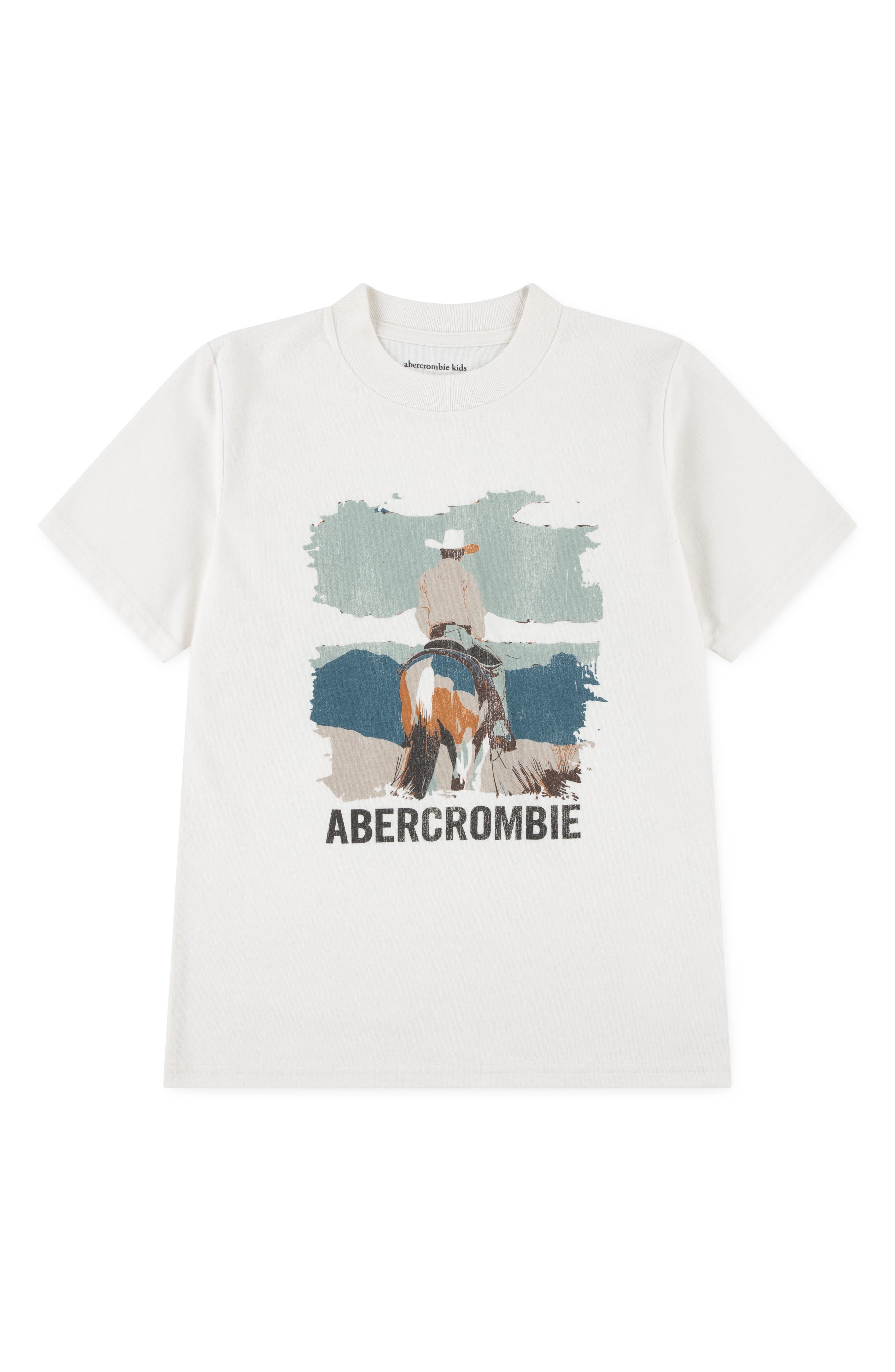 abercrombie kids Kids' Back Trail Cotton Graphic T-Shirt
