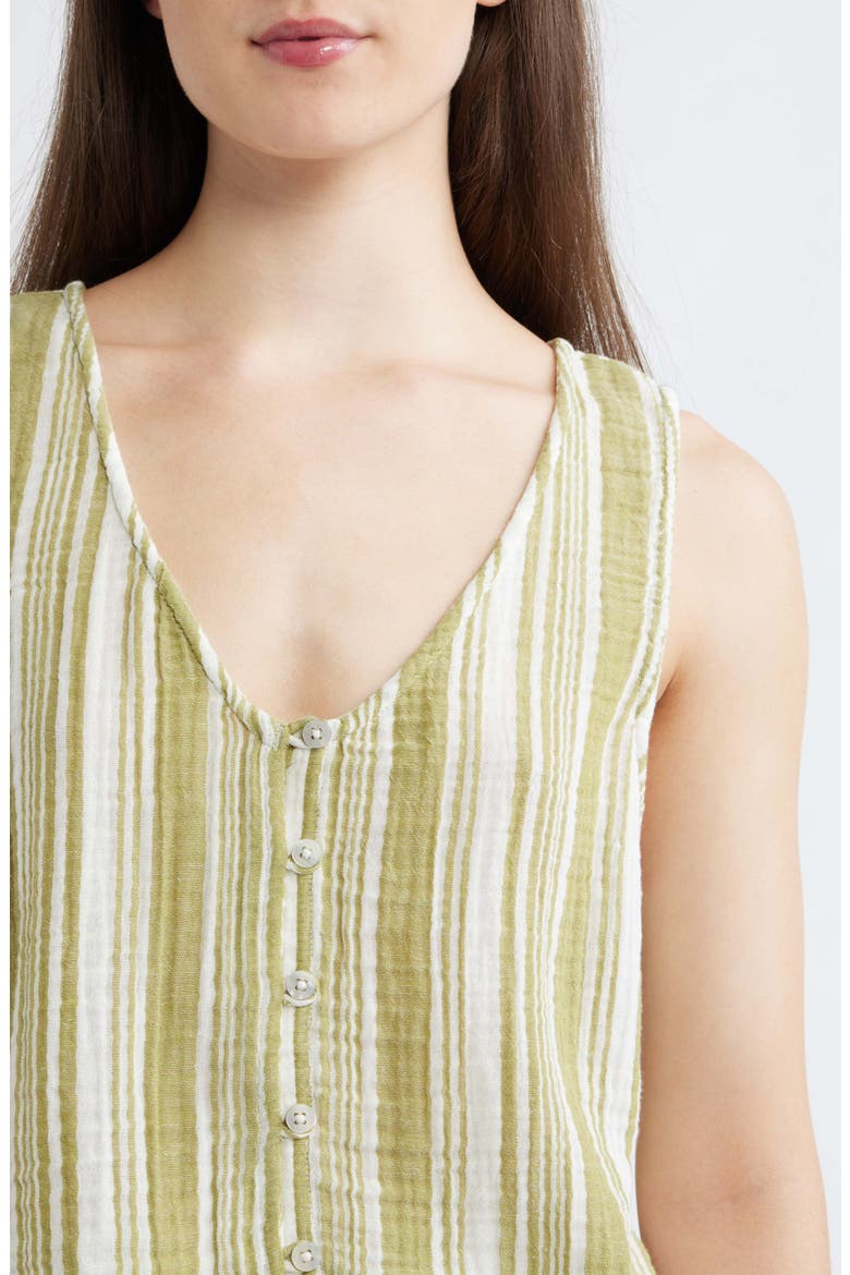 Premium Surf Stripe Camisole, Alternate, color, OLIVE