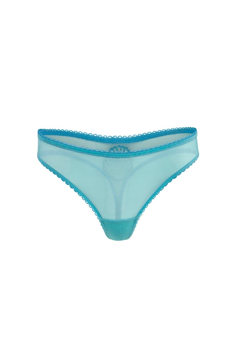 Alyshia Thong Panties, Alternate, color, Novelty blue