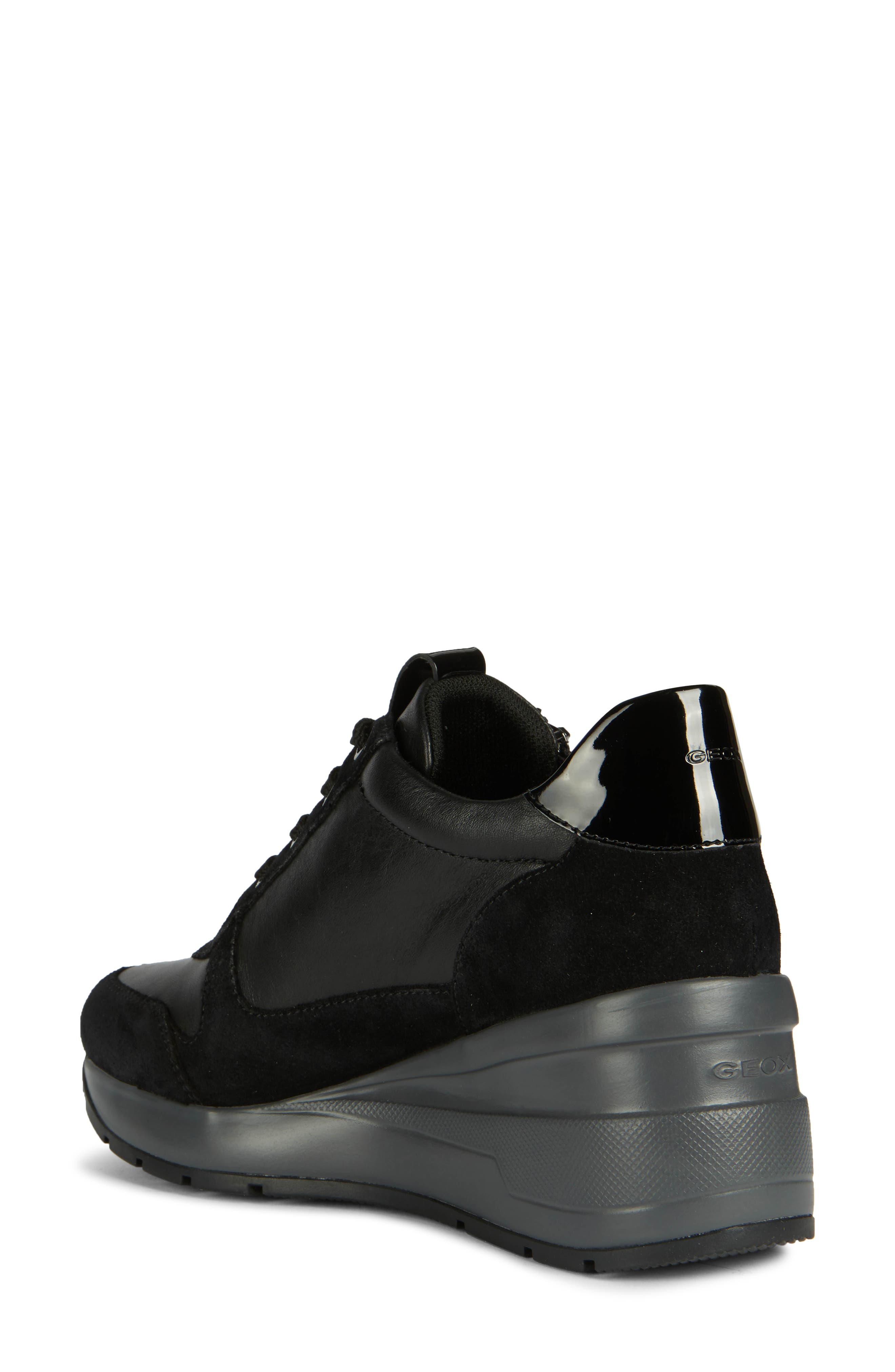 Geox Zosma Wedge Sneaker, Alternate, color, 