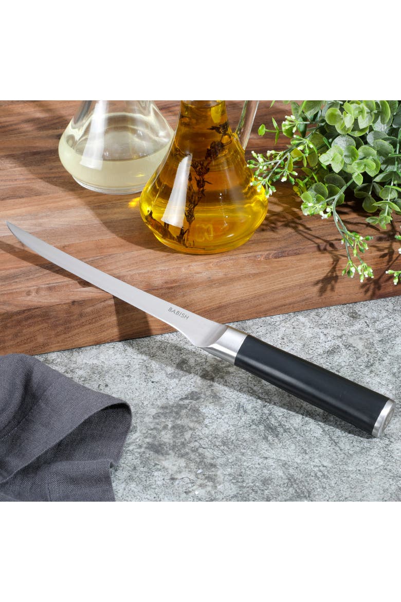 High Carbon 1.4116 German Steel 7 Inch Boning Knife, Alternate, color, Silver