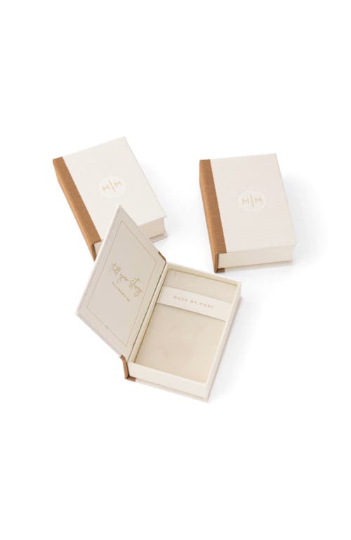 Made By Mary 14k Trinity Stud Earring In Gold