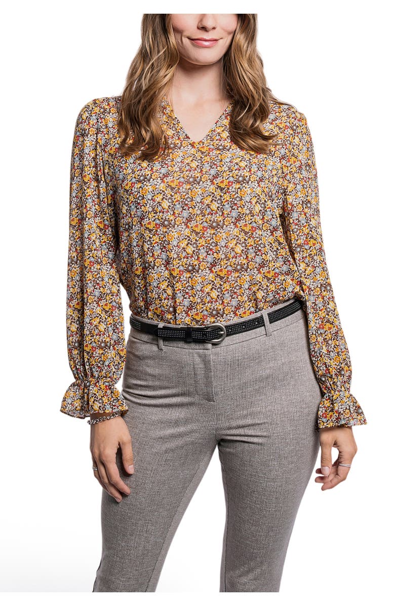 OLD TREND Stud Genuine Leather Slim Studded Everyday Belt, Alternate, color, Black