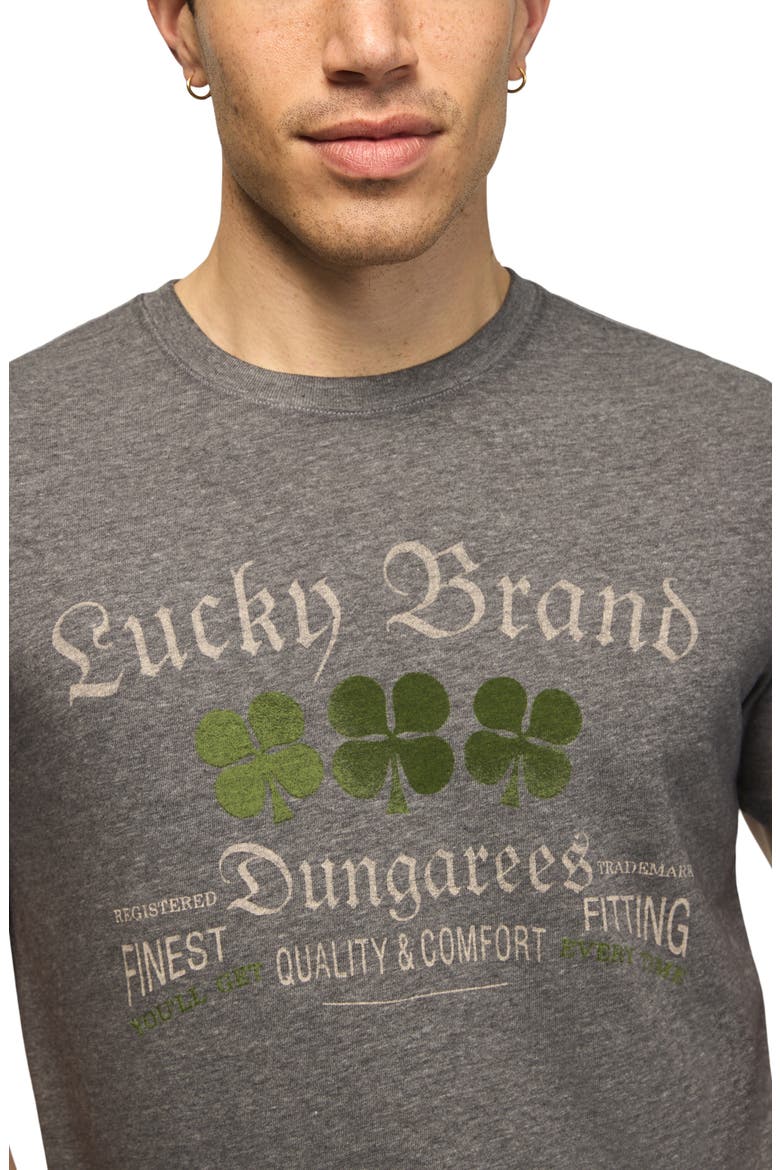 Vintage Lucky Logo Graphic T-Shirt, Alternate, color, JET BLACK