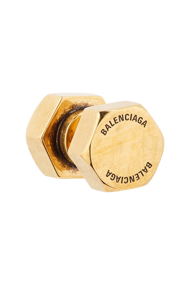 【BALENCIAGA】BBLOGO STUD(ゴールド) Balenciaga Double Screw Garage Stud Earrings (Women) | Nordstrom