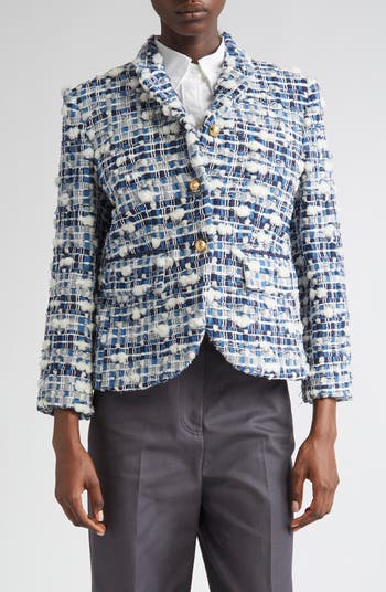 Thom Browne Denim Tweed Blazer | Nordstrom