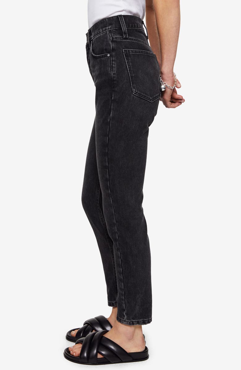 ANINE BING Sonya High Waist Slim Jeans, Alternate, color, 