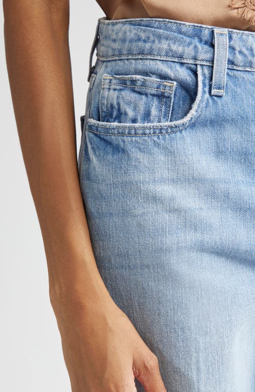 L Agence L'agence June Stovepipe Crop Jeans In Blue