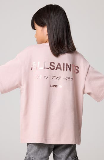 Kids' Underground Logo Metallic Cotton Graphic T-Shirt