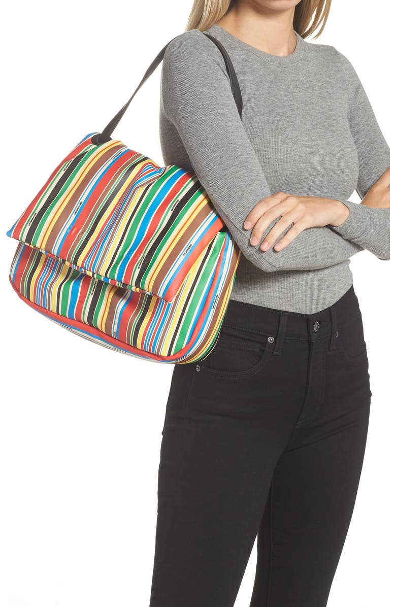 Simon Miller Turnover Stripe Small Shoulder Bag, Alternate, color,