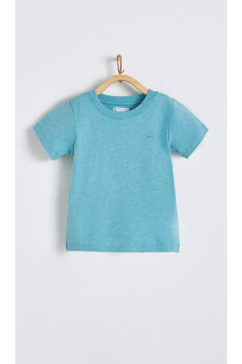 T-Shirt Mike Pima for Infant, Main, color, GREEN/MELANGE