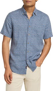 Faherty Breeze Short Sleeve Button-Down Shirt