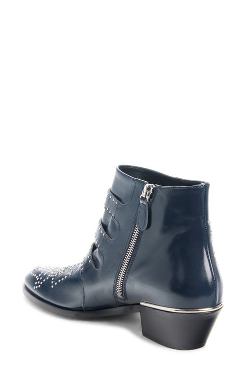 Chloé Susan Studded Bootie In Blue