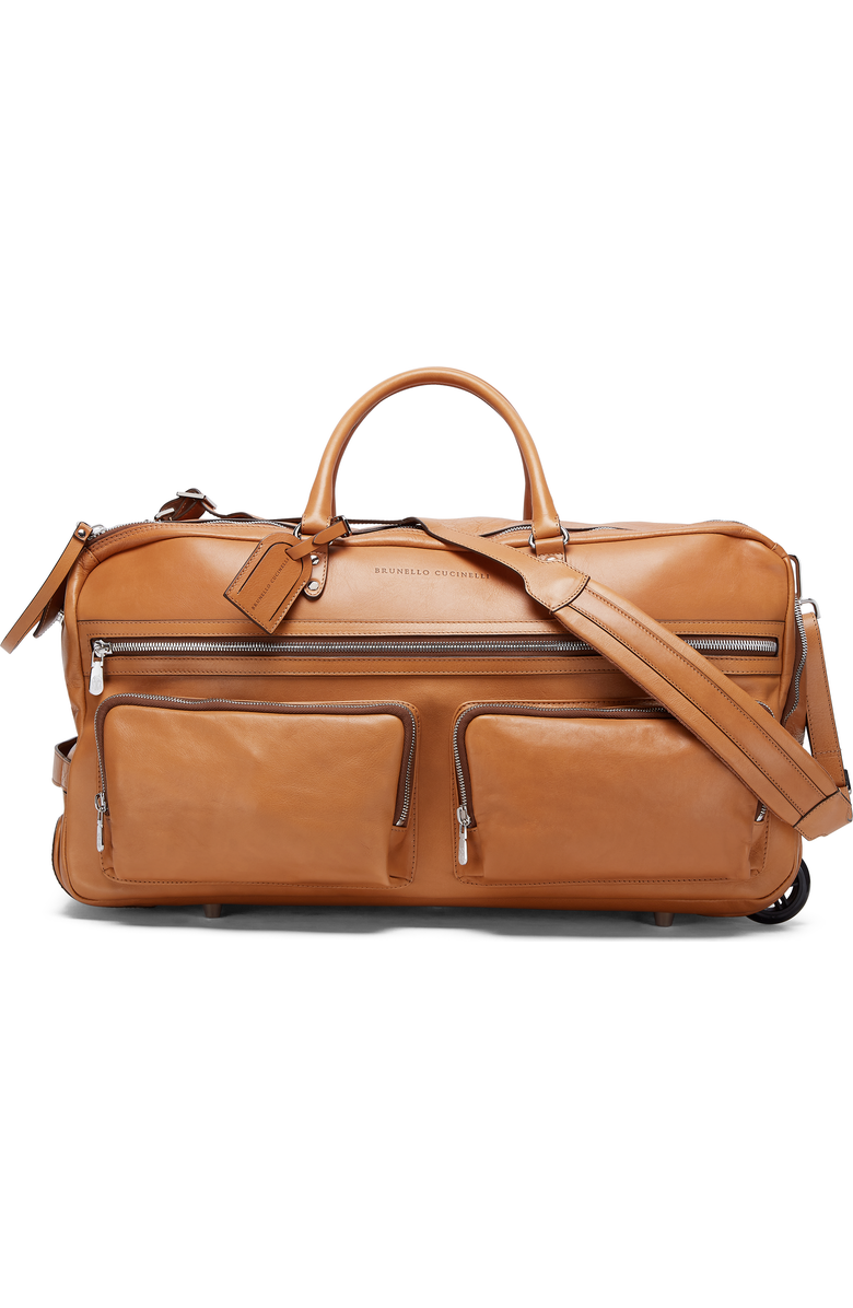 Brunello Cucinelli Cowhide trolley bag, Main, color,