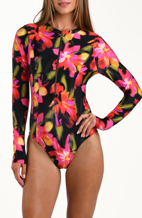 Women's Long Sleeve Swimwear & Bathing Suits | Nordstrom
