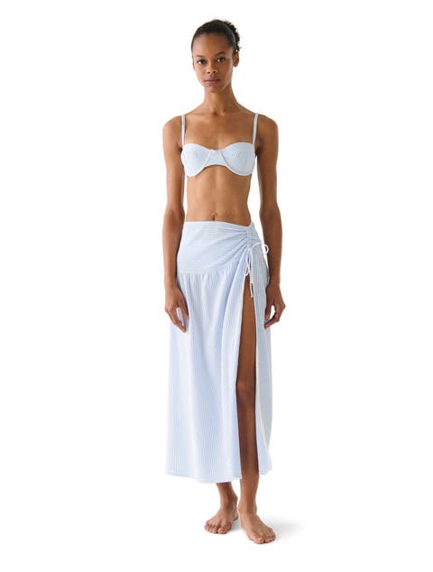 Tidal Stripe Cover Up Skirt Swim