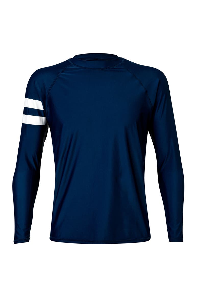Long Sleeve Rash Top, Main, color, Navy