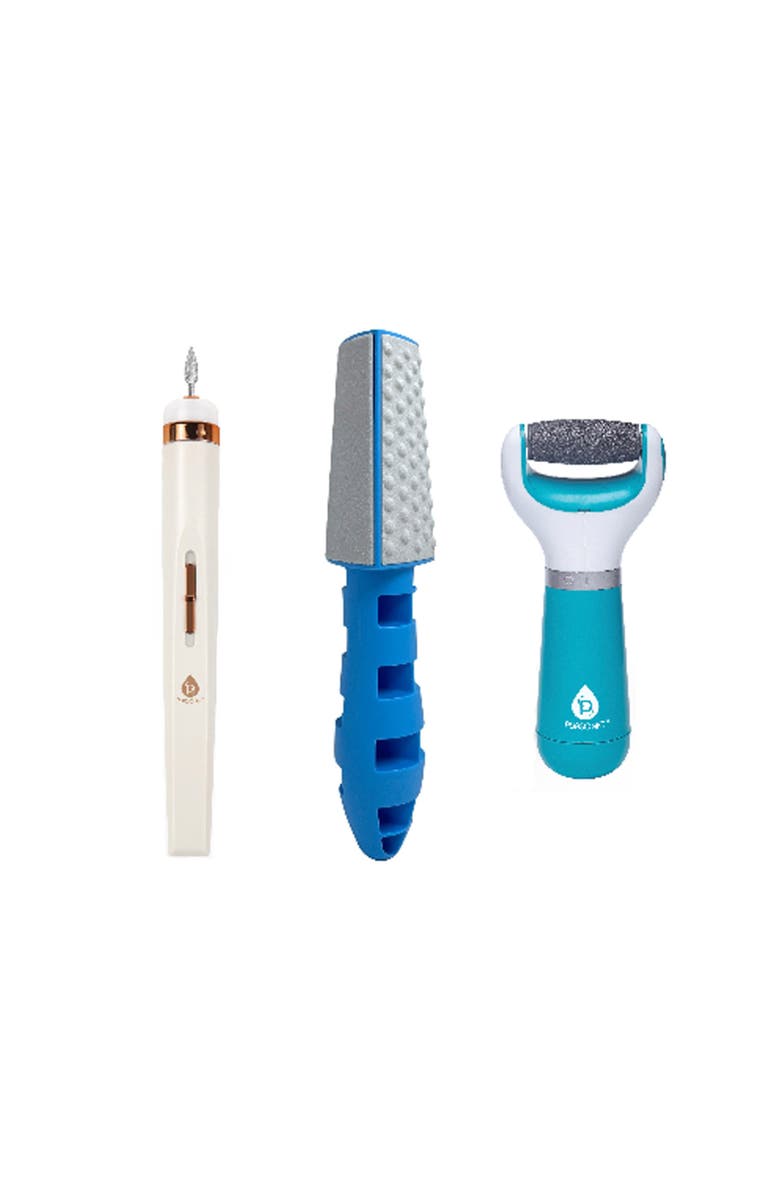 PURSONIC The Complete Home Spa Trio Ultimate Foot & Nail Perfection, Main, color, White