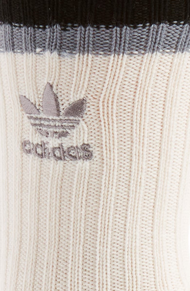 adidas Originals Ribbed Socks, Alternate, color, 