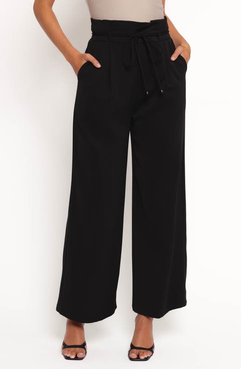 Thesis Tie Waist Wide Leg Pants