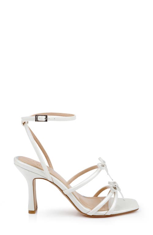 Jewel Badgley Mischka Women's Kiyomi Ii Stiletto Dress Sandals In White Matte