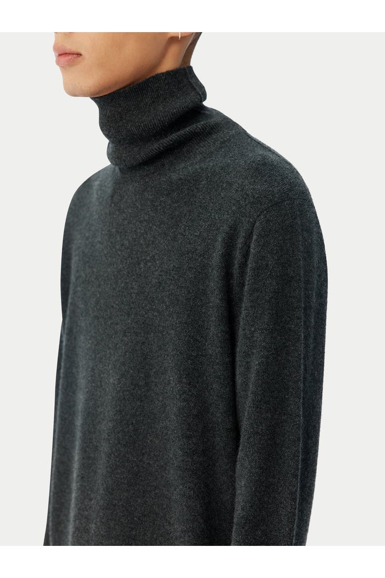 Timeless Turtleneck Cashmere Sweater, Alternate, color, charcoal