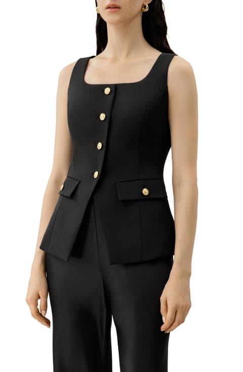 Cintré U-Neck Sleeveless Vest