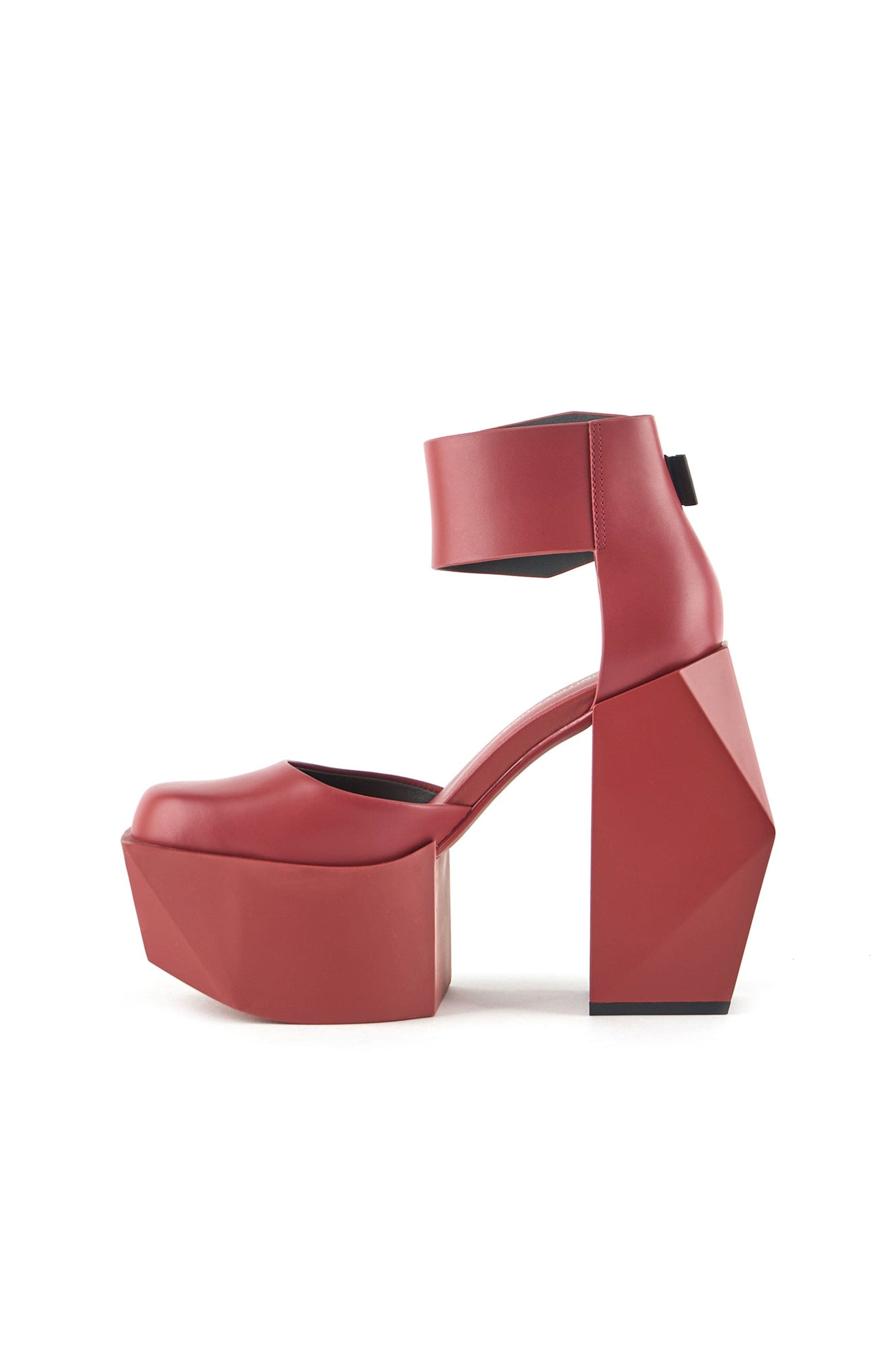 United Nude Stage D2 d'Orsay Platform Pump, Alternate, color, Intense Rust