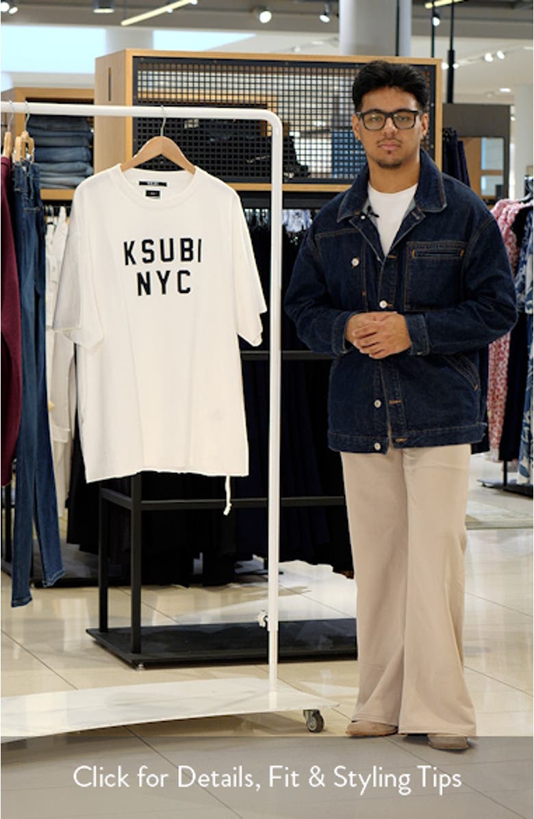 NYC Ekcess Oversize Graphic T-Shirt, sales video thumbnail