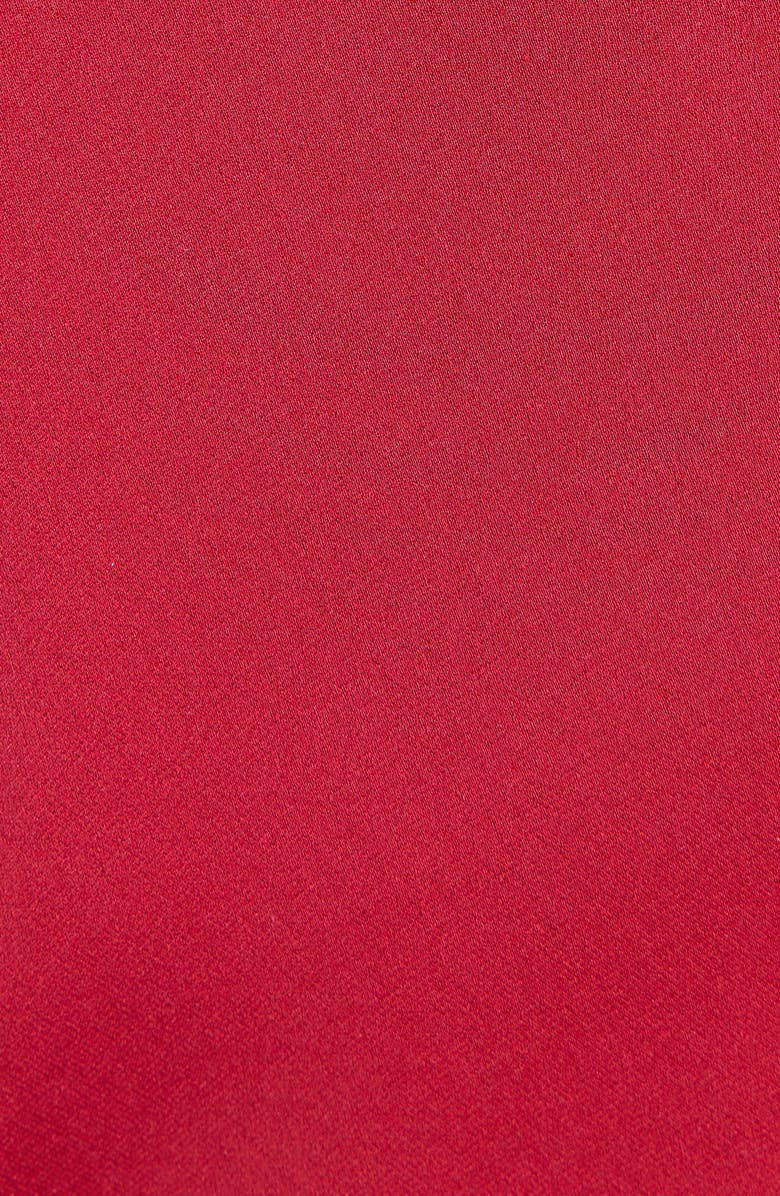 TOM FORD One-Shoulder Belt Detail Silk Satin Gown, Alternate, color, Er402 Crimson