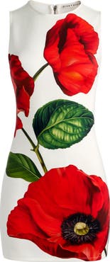 Alice + Olivia Wynell Floral Scuba Knit Minidress