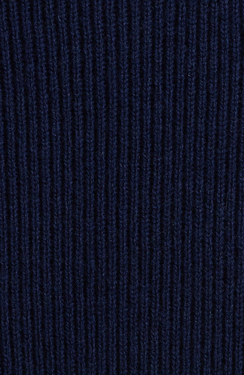 Peter Millar Brant Merino Wool & Cashmere Mock Neck Sweater, Alternate, color, Navy