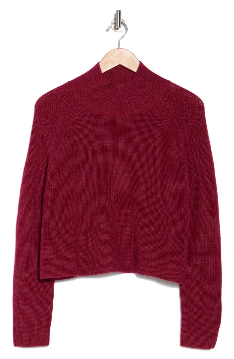 Eileen Fisher Boxy Turtleneck Wool Sweater, Alternate, color,