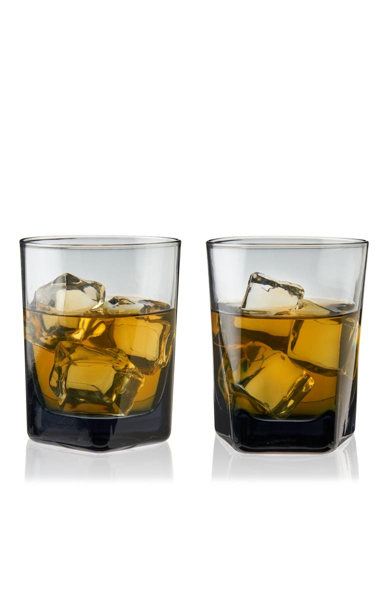 Viski Crystal Double Old Fashioned Glasses, Main, color,