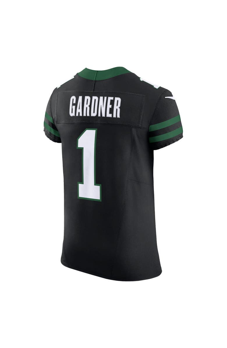 Nike Men's Nike Ahmad Sauce Gardner Legacy Black New York Jets Alternate Vapor F.U.S.E. Elite Jersey, Alternate, color, Black